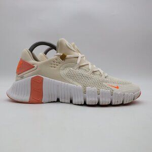 Nike Free Metcon 4 Women's 8 White Running Training Shoes Sneakers CZ0596-104